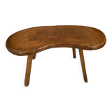 Petit banc brutaliste bois massif