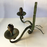 Wall lamp 40s in wrought iron