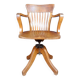 Attractive American office chair with oak system