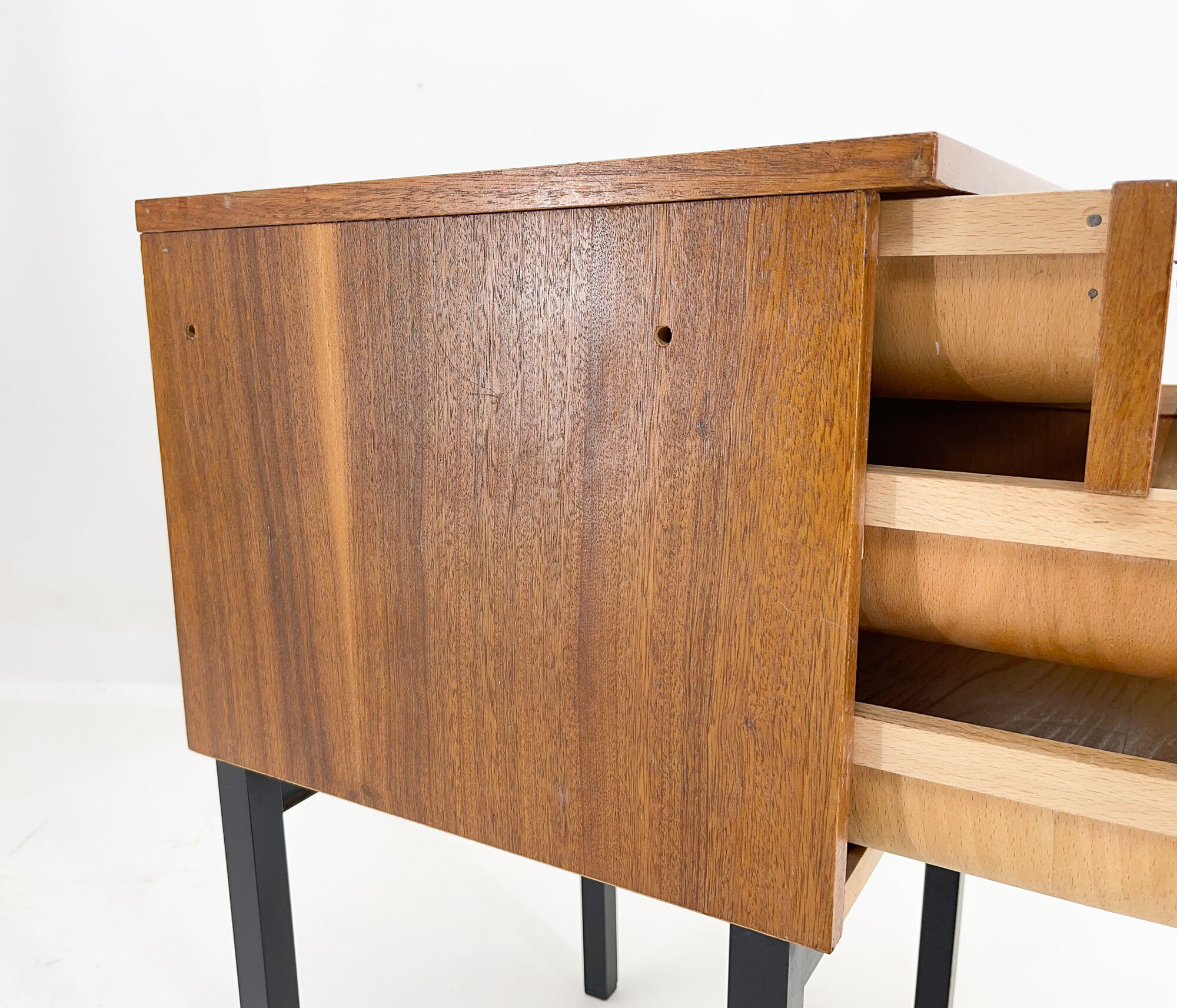Set of mid-century bedside tables Czechoslovakia