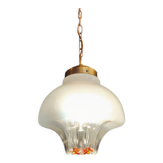 Suspension boule Mazzega Murano 1960