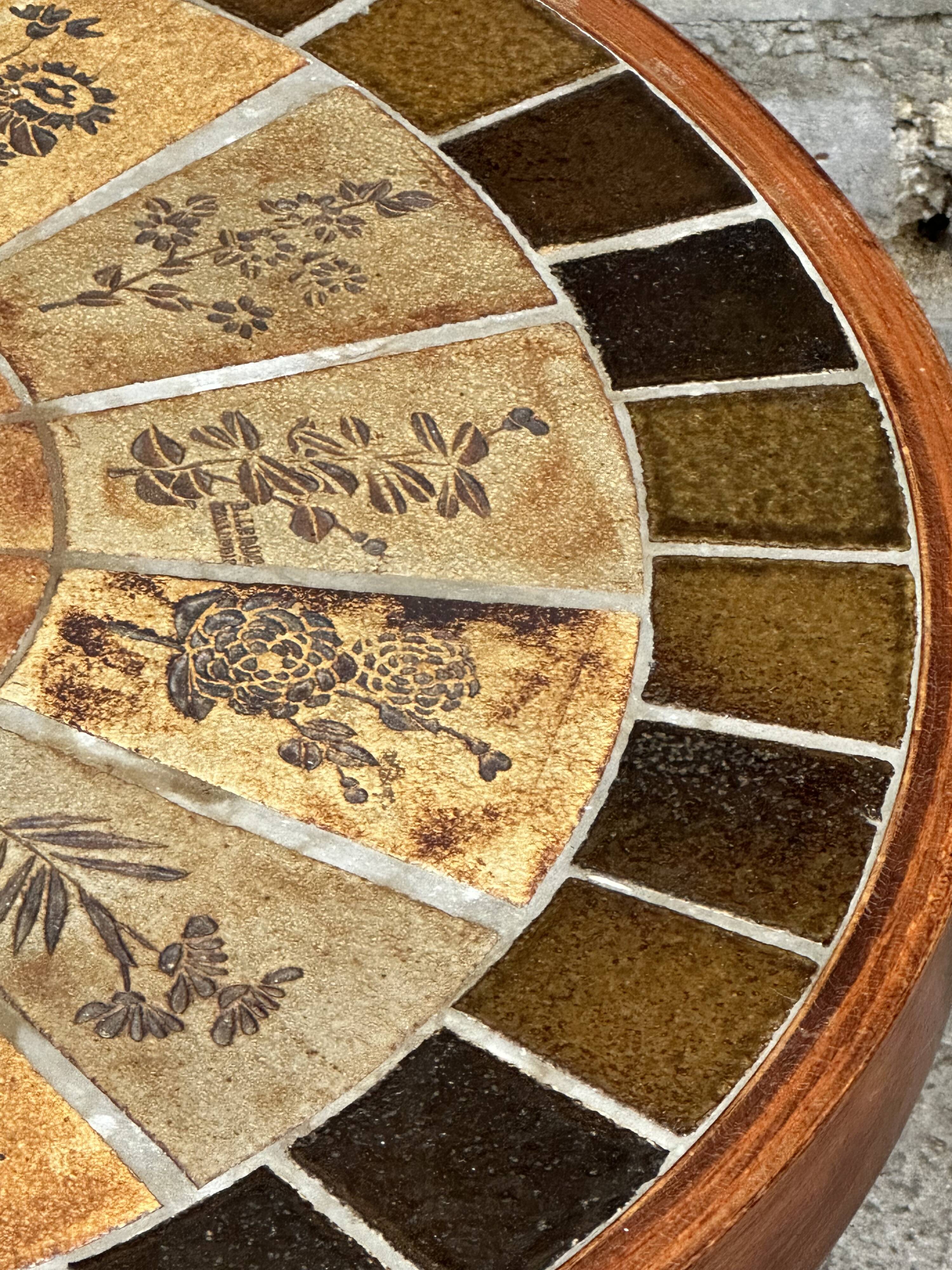 Raymonde leduc herbarium coffee table vallauris 1960