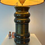 AK-Keramik: Olive lamp from a Mid Century vase