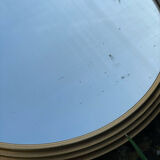 Vintage gold mirror round top