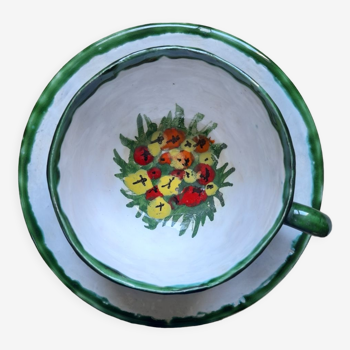 Zingaro ceramic cup and dish