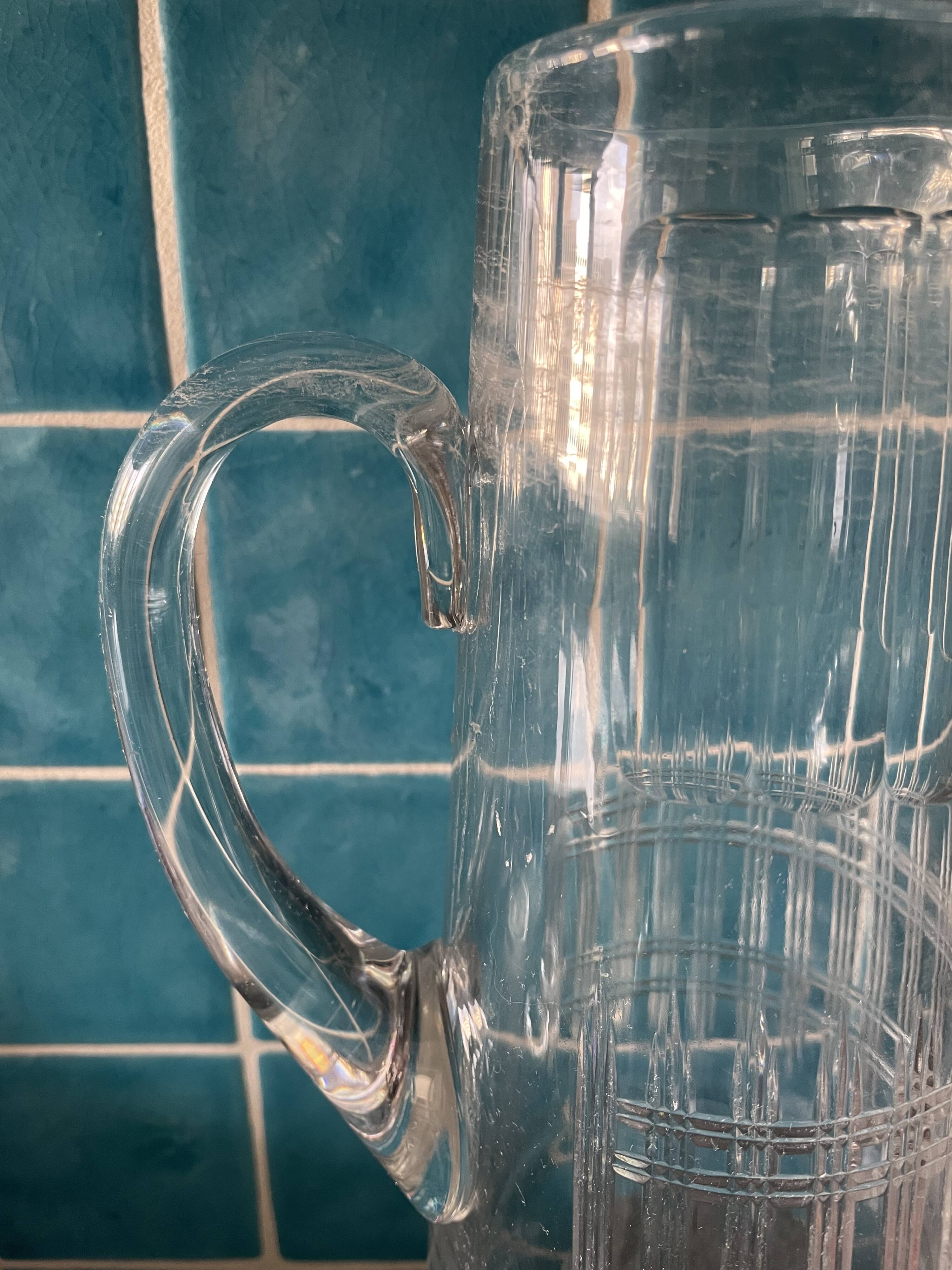 Baccarat water jug, Nancy model