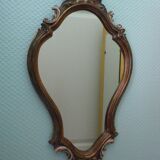 Mirror with wood frame - 70s - Belgium