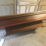Coffee table with oak bottle and glass storage