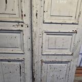 Pair of antique partition doors