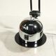 Desk lamp vintage metal chrome articulated arm post-modernist design 1980s
