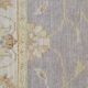 Grey Wool Runner Rug, Handmade Floral Ziegler Hallway Runner 182x72cm
