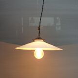 Opaline hanging lamp, 1900s