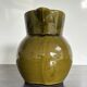 Vintage glazed ceramic pitcher
