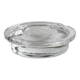 Very thick crystal ashtray, Retro futuristic.