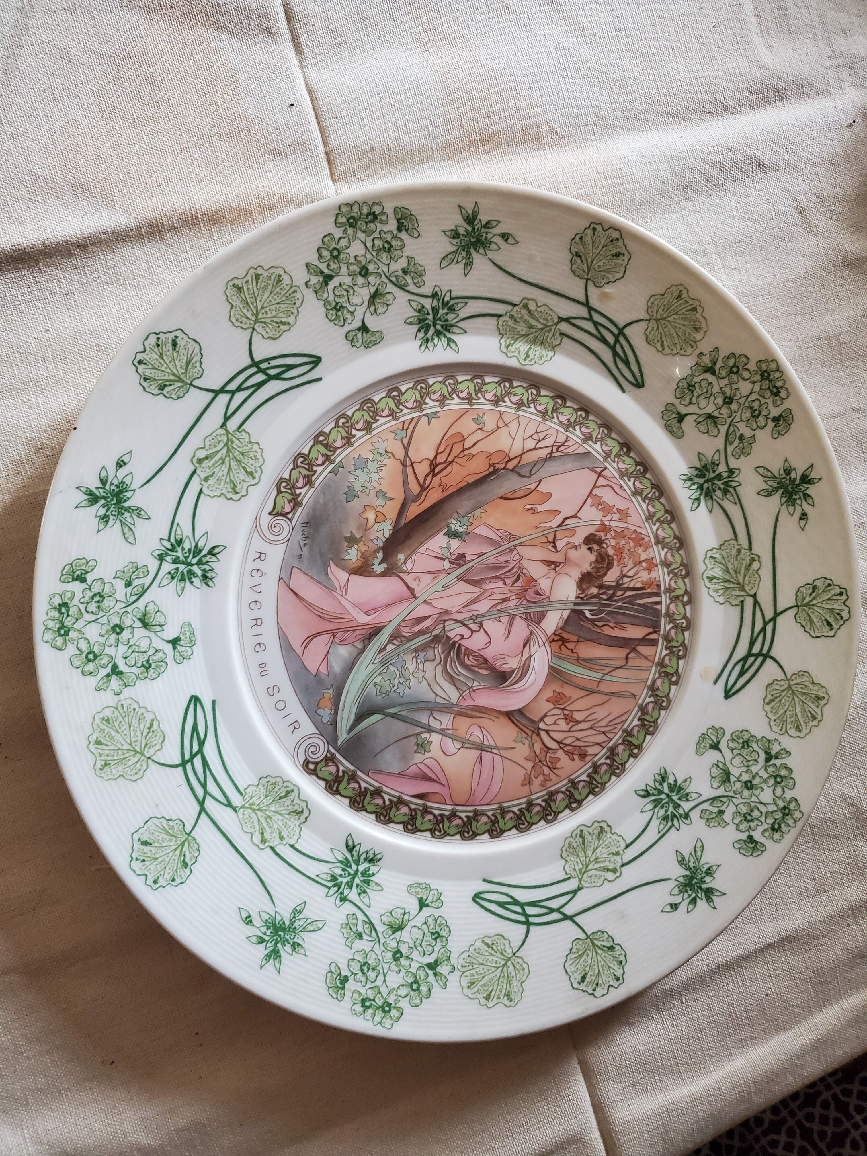 Assiettes Mucha