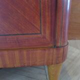 Louis XVI chest of drawers - Bronze - Butterfly wood veneer marquetry - 1930