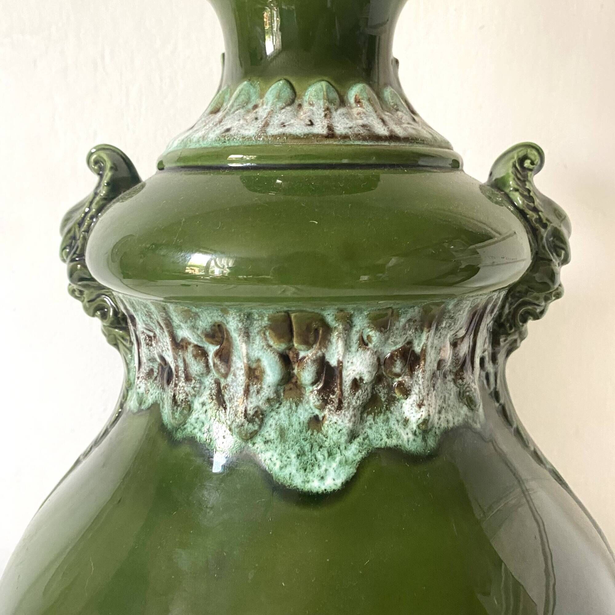 Vintage ceramic lamp base from the 70s