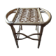 Vintage rattan coffee table
