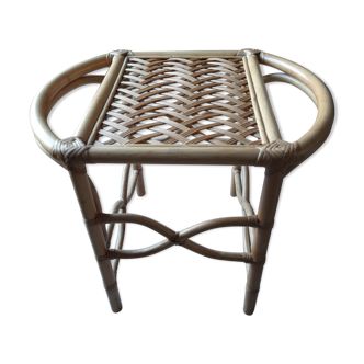 Vintage rattan coffee table