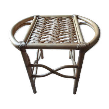 Vintage rattan coffee table