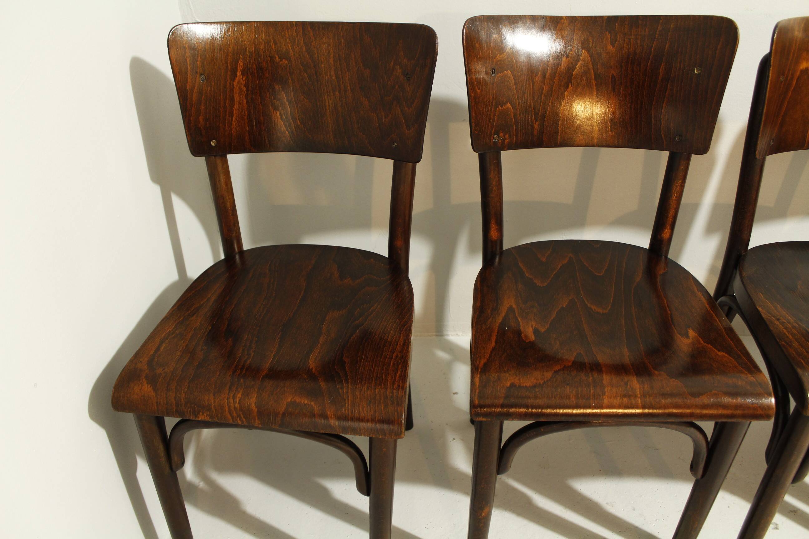 Pub Chairs from Thonet, 1930s, Set of 6, II