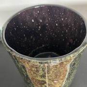 Vintage glass paste pot cover