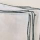 6 hand-embroidered napkins, 28 cm