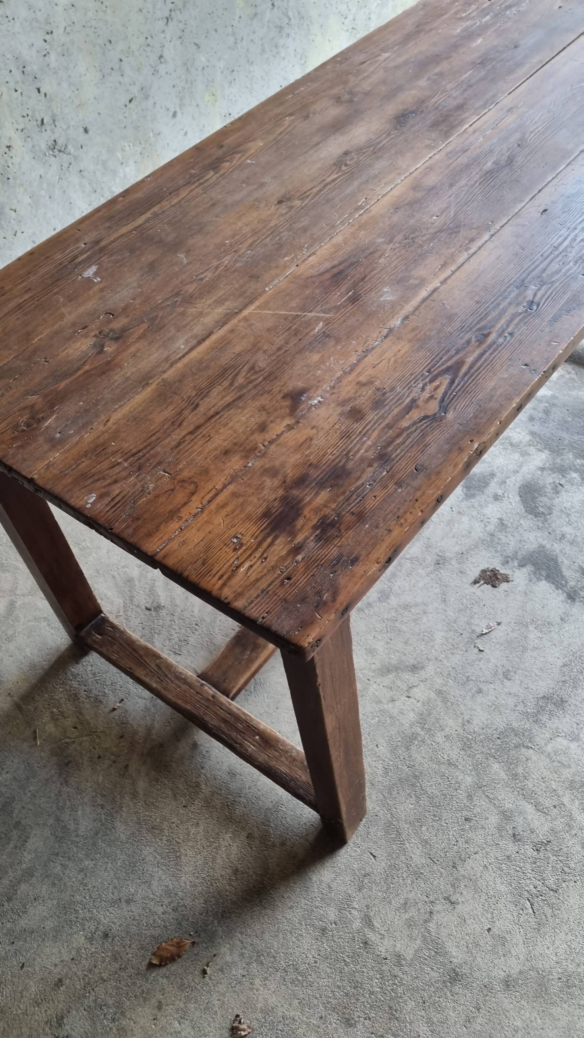 Vintage farm table