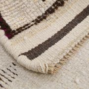 Tapis coureur beige & marron