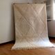 Berber rug - Beni Ouarain style - diamond pattern - handwoven wool - 252 x 162 cm