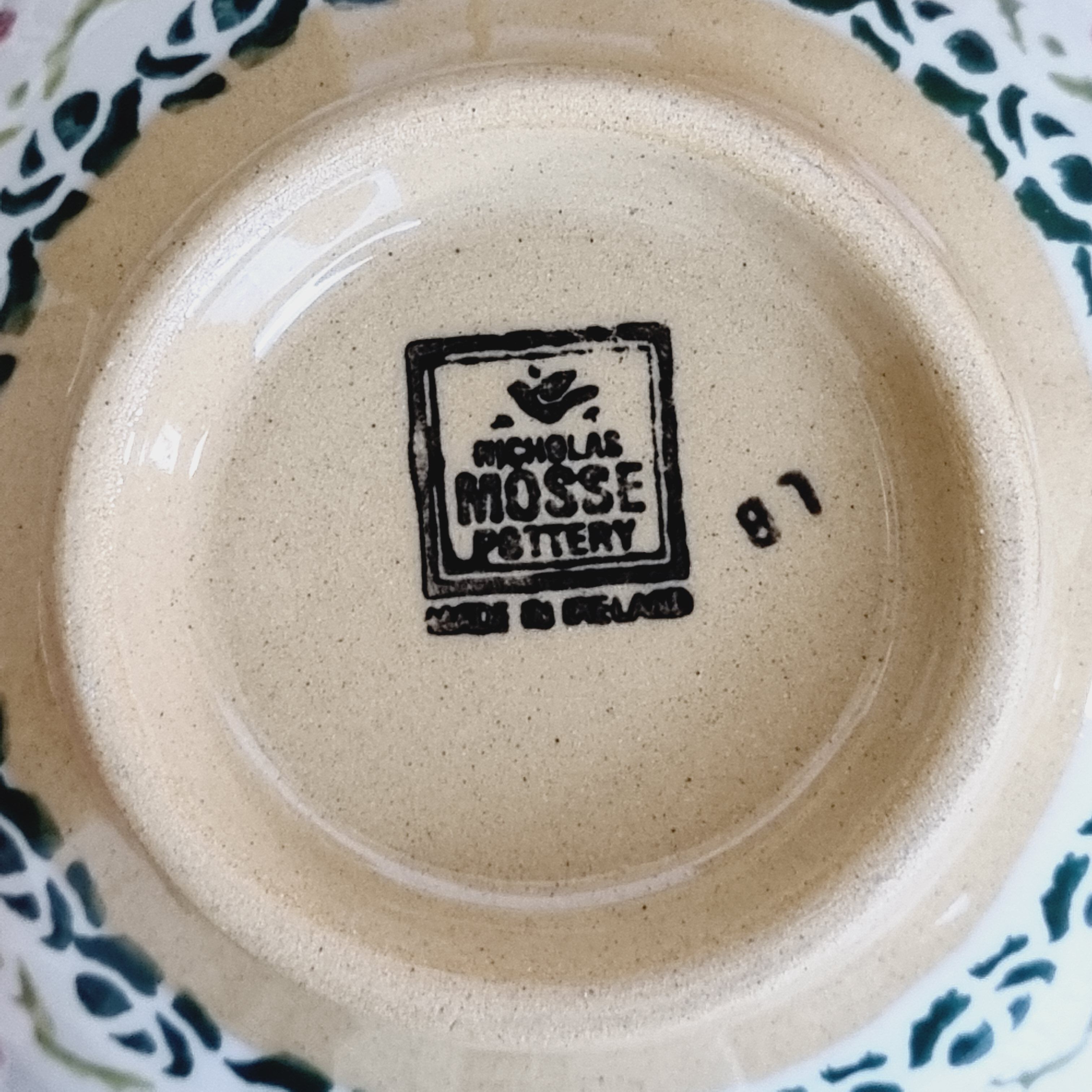 Bowl Nicholas Mosse pottery Irish