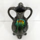 Amphora vase in metallic stoneware