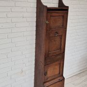 Armoire murale, bon état d'origine, bois de chêne, années 50, design scandinave