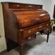 Louis XVI style cylinder desk in mahogany with a double system.
