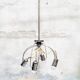 Lampe de plafond en acier par Francesco Fois pour Reggiani, Italie, 1960s