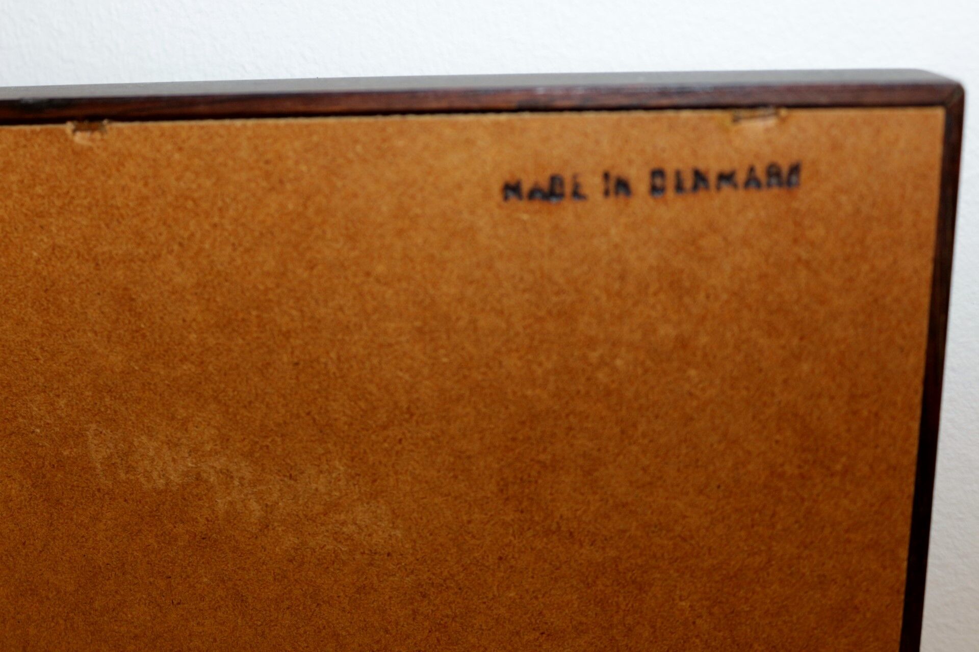 Rosewood mirror, Denmark, 1960