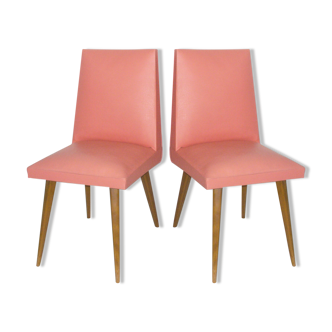 Paire de chaises des années 50