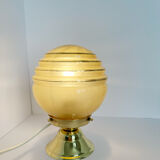 Vintage table lamp / bedside globe