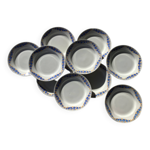 10 Assiettes plates colette
