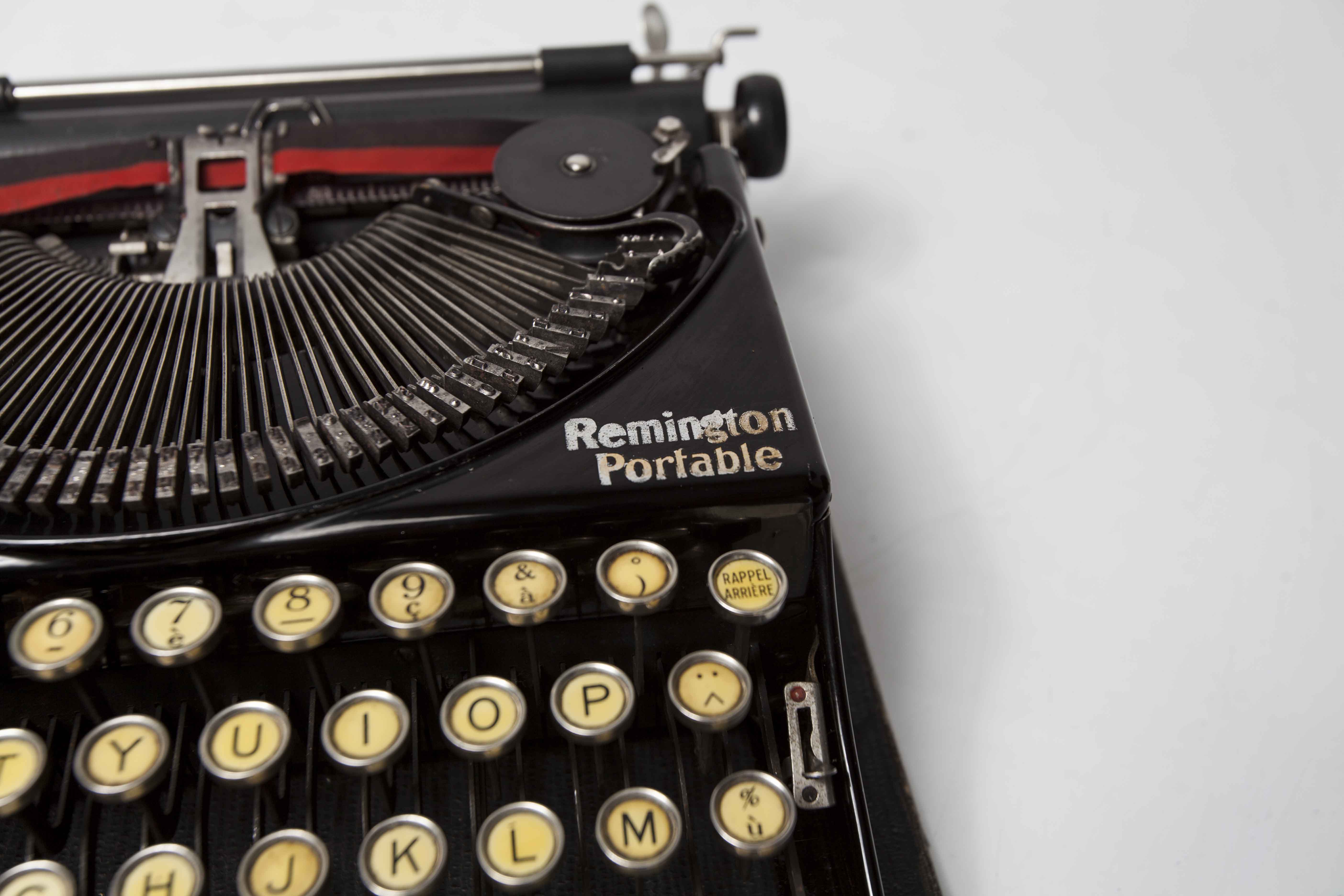 Revised Remington Portable Typewriter and New Ribbon