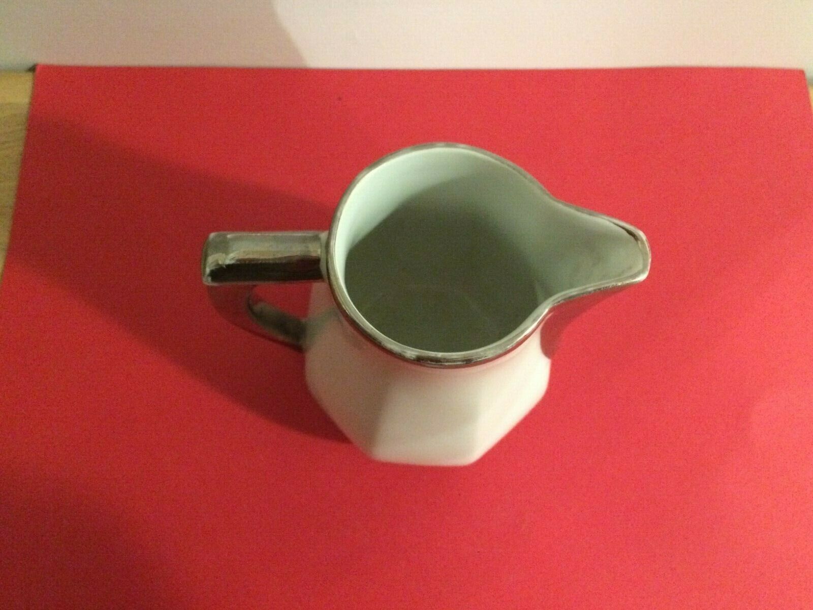 Pitcher cream pot aluminite Frugier Limoges France