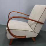 Art Deco armchair by Jindřich Halabala, Czechoslovakia, 1940s