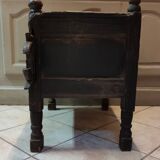 Small Afghan 19th Authentic Wedding Chest