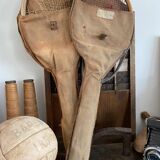 Pair of vintage tennis rackets