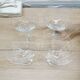 Set 4 coupes à champagne cristal ciselé