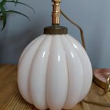 Pink opaline table lamp