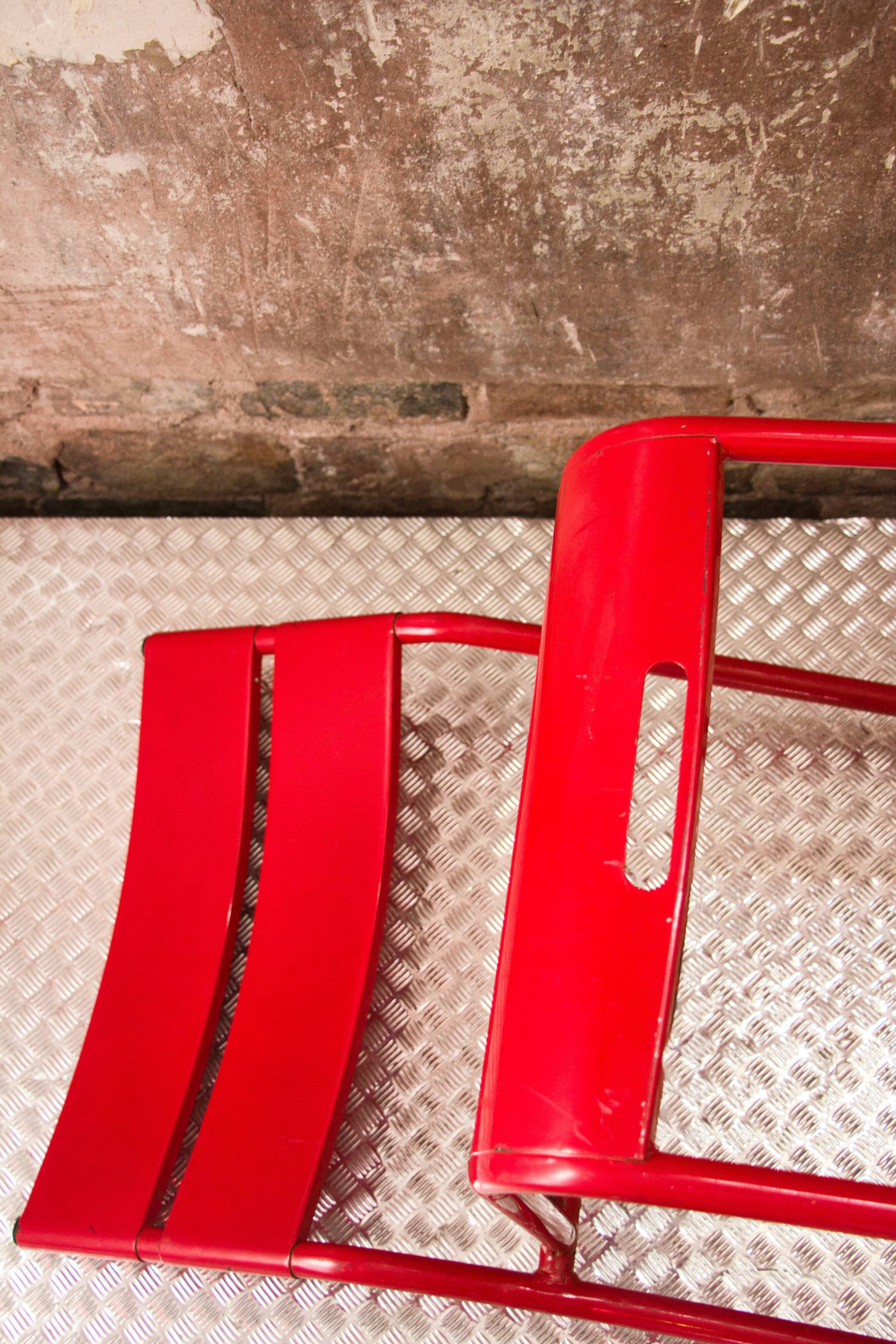 Set of 6 vintage metal chairs