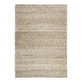 Tapis tressé en jute motifs losanges 120x170 cm