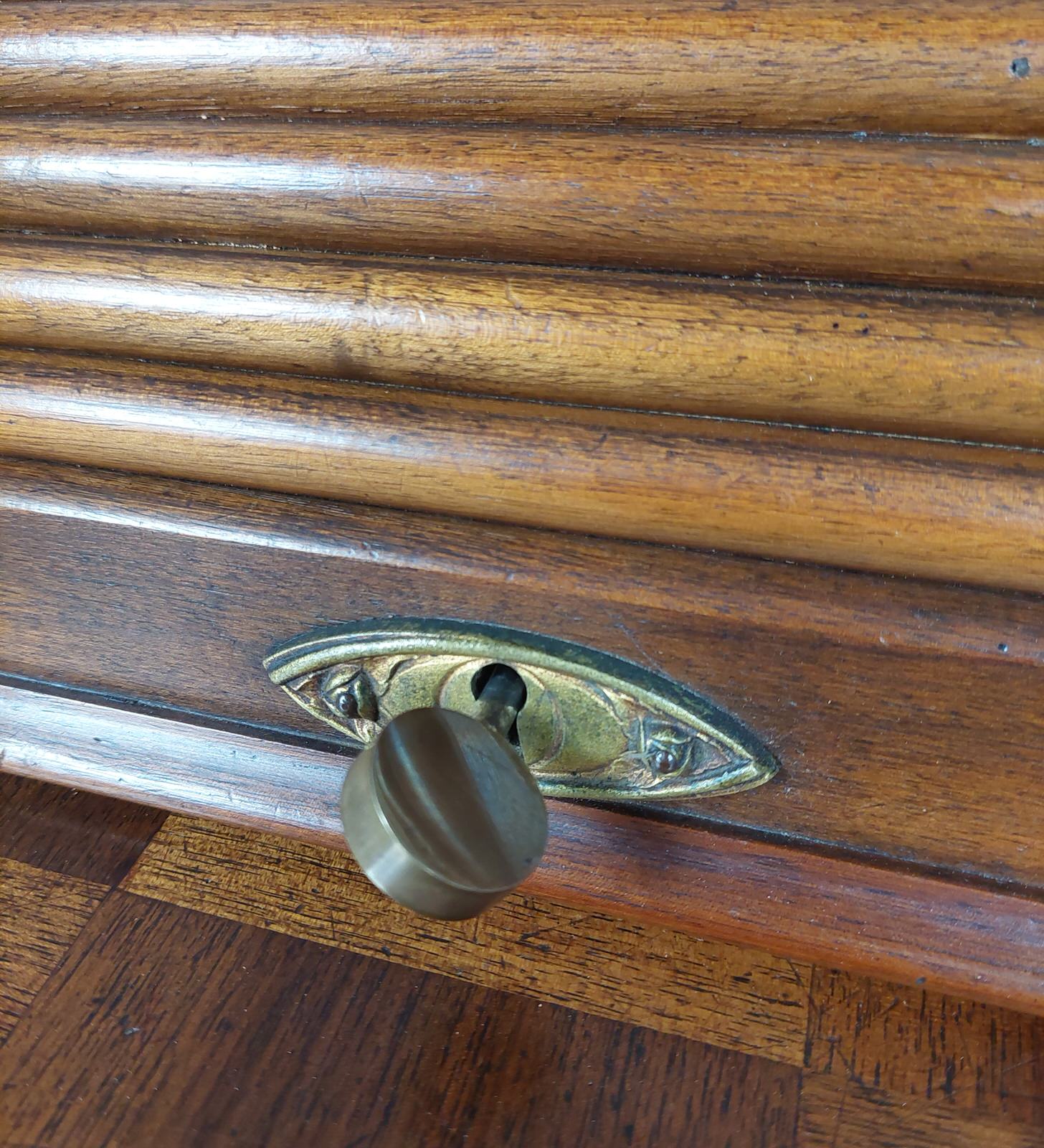 Art deco cylinder lady desk