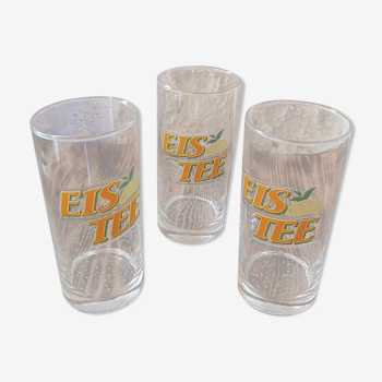 Set of 3 Eis Tee orangeade glasses